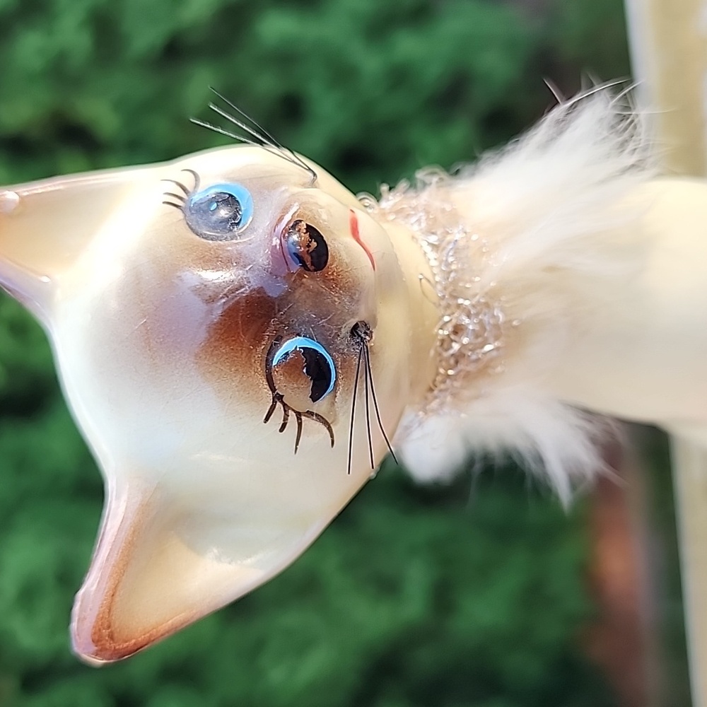 Vintage MCM siamese cat figurine - Picture 2 of 16